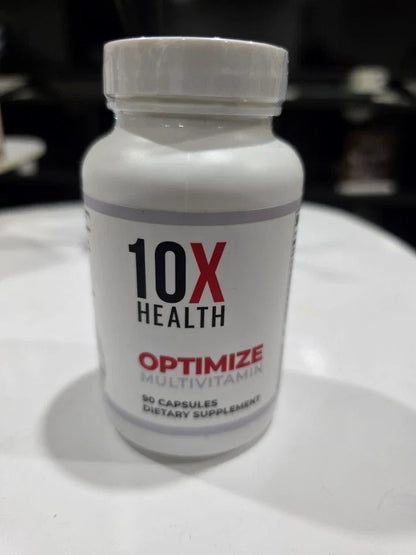 10X Health Optimize Methylated Multivitamin 90 Capsules free shipping.