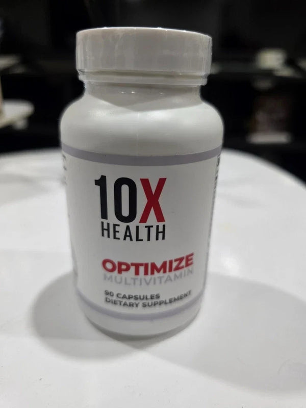 10X Health Optimize Methylated Multivitamin 90 Capsules free shipping.